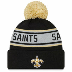 NFL New Orleans Saints Youth Repeat Cuffed Knit Hat with Pom