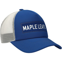 Toronto Maple Leafs adidas Team Plate Trucker Snapback Hat