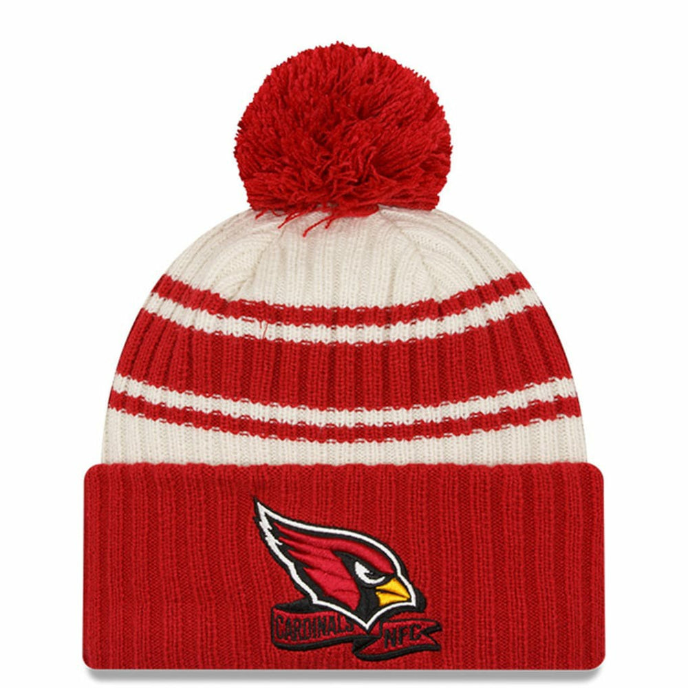 NFL Arizona Cardinals 2022 Sideline Sport Cuffed Pom Knit Hat