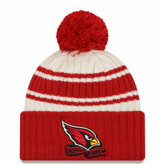 NFL Arizona Cardinals 2022 Sideline Sport Cuffed Pom Knit Hat