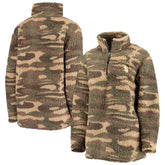 Seattle Kraken G-III Sports by Carl Banks Women's Sherpa Quarter-Zip Jacket