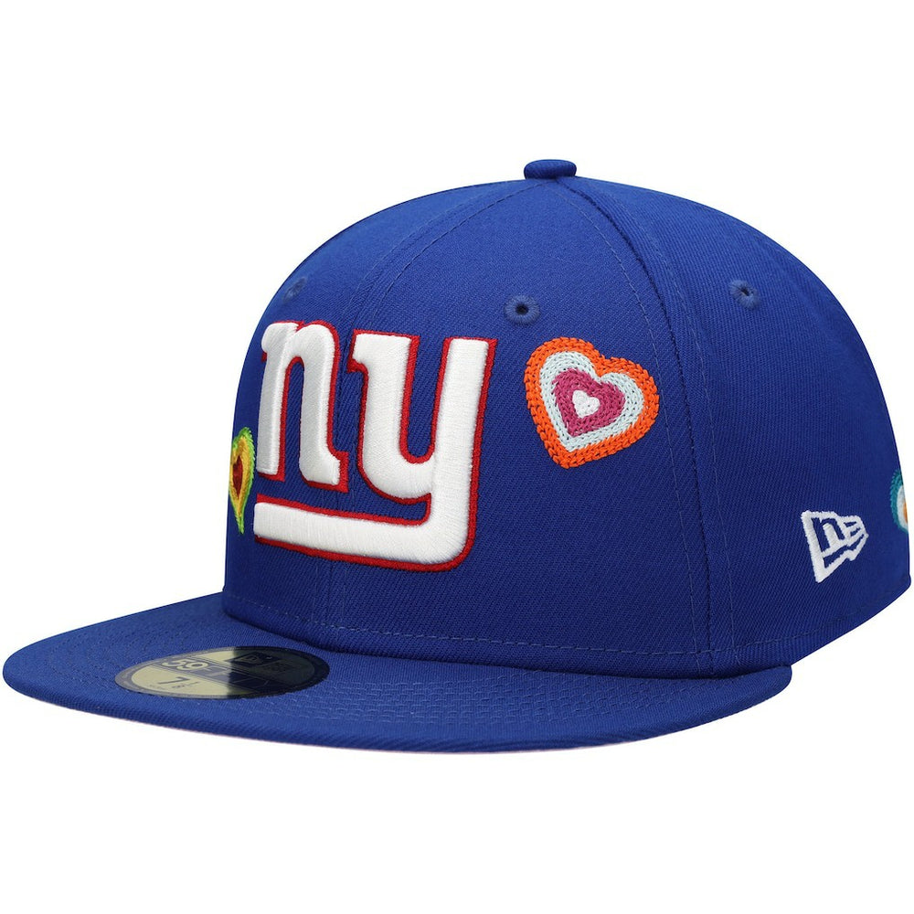 NFL New York Giants Chain Stitch Heart 59FIFTY Fitted Hat