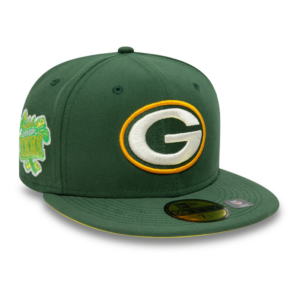 NFL Green Bay Packers Super Bowl XXXI Citrus Pop 59FIFTY Fitted Hat