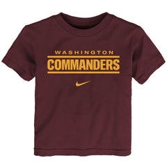 NFL Washington Commanders Preschool Wordmark T-Shirt