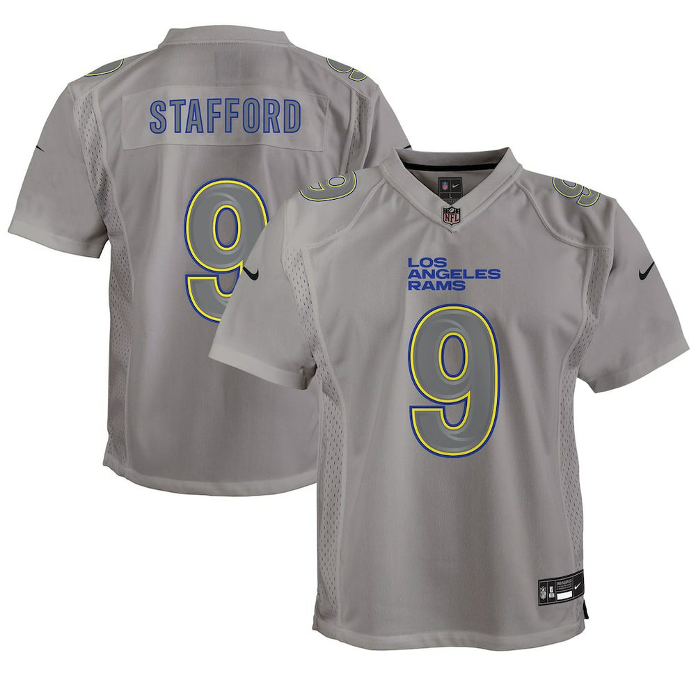 NFL Los Angeles Rams Matthew Stafford Youth Atmosphere Game Jersey