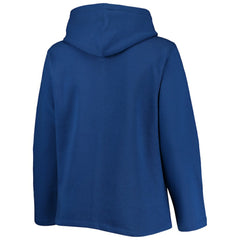 Chicago Cubs Soft as a Grape Women's Plus Size Side Split Pullover Hoodie - Royal
