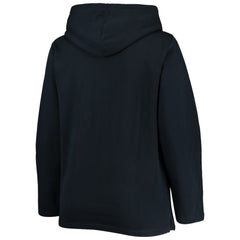 New York Yankees Soft as a Grape Women's Plus Size Side Split Pullover Hoodie - Navy