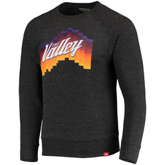 Phoenix Suns Sportiqe Harmon Raglan Tri-Blend Pullover Sweatshirt - Heathered Black for sale