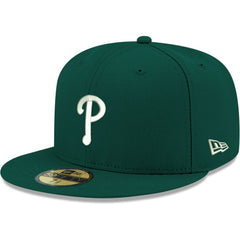 Philadelphia Phillies White Logo 59FIFTY Fitted Hat - Green | New Era