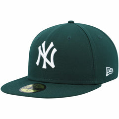 New York Yankees White Logo 59FIFTY Fitted Hat - Green | New Era
