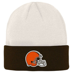 NFL Cleveland Browns Youth Bone Cuffed Knit Hat