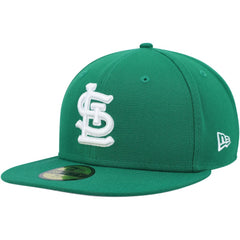 St. Louis Cardinals White Logo 59FIFTY Fitted Hat - Kelly Green | New Era