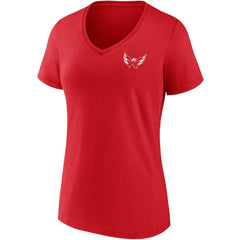 Washington Capitals Fanatics Women's Team Mother's Day V-Neck T-Shirt