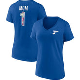 St. Louis Blues Fanatics Women's Team Mother's Day V-Neck T-Shirt