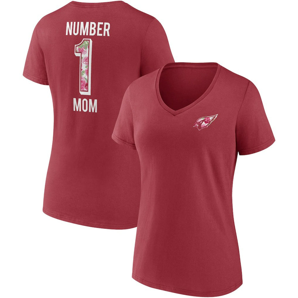 NFL Arizona Cardinals Women's Team Mother's Day V-Neck T-Shirt