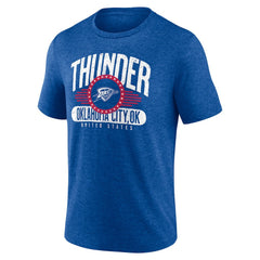 Oklahoma City Thunder Badge of Honor Tri-Blend T-Shirt - Royal online