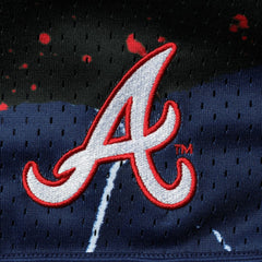 Atlanta Braves Hyper Hoops Shorts - Red | Mitchell & Ness