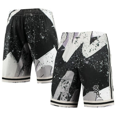 Chicago White Sox Hyper Hoops Shorts - Black | Mitchell & Ness