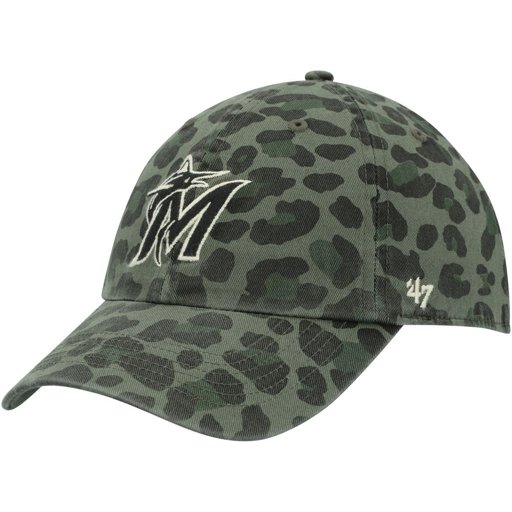 Miami Marlins Women's Bagheera Clean Up Adjustable Hat - Green | 47 brand