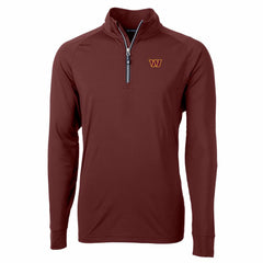 NFL Washington Commanders Cutter & Buck Adapt Eco Stretch Quarter-Zip Pullover Jacket