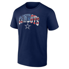 NFL Dallas Cowboys Banner Wave Logo T-Shirt