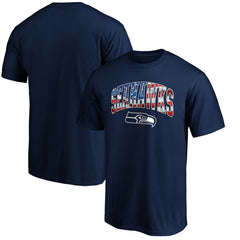 NFL Seattle Seahawks Banner Wave Logo T-Shirt