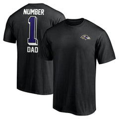 NFL Baltimore Ravens Number One Dad T-Shirt