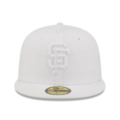 San Francisco Giants White on White 59FIFTY Fitted Hat | New Era