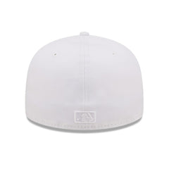 Texas Rangers White on White 59FIFTY Fitted Hat | New Era