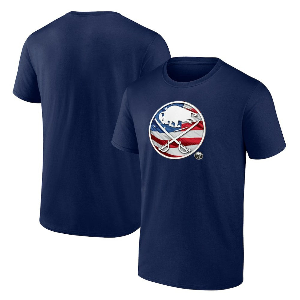 Buffalo Sabres Banner Wave Logo T-Shirt