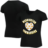 NFL Washington Commanders Girls Youth V-Neck T-Shirt