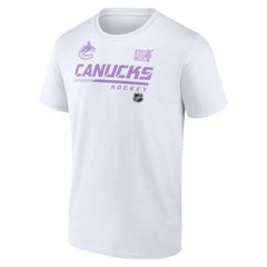 Vancouver Canucks NHL Hockey Fights Cancer T-Shirt