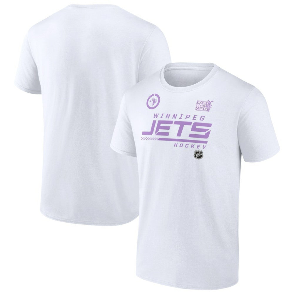 Winnipeg Jets NHL Hockey Fights Cancer T-Shirt