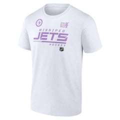 Winnipeg Jets NHL Hockey Fights Cancer T-Shirt
