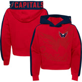 Washington Capitals Girls Youth Record Setter Pullover Hoodie