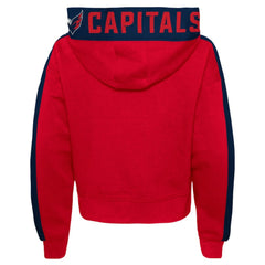 Washington Capitals Girls Youth Record Setter Pullover Hoodie