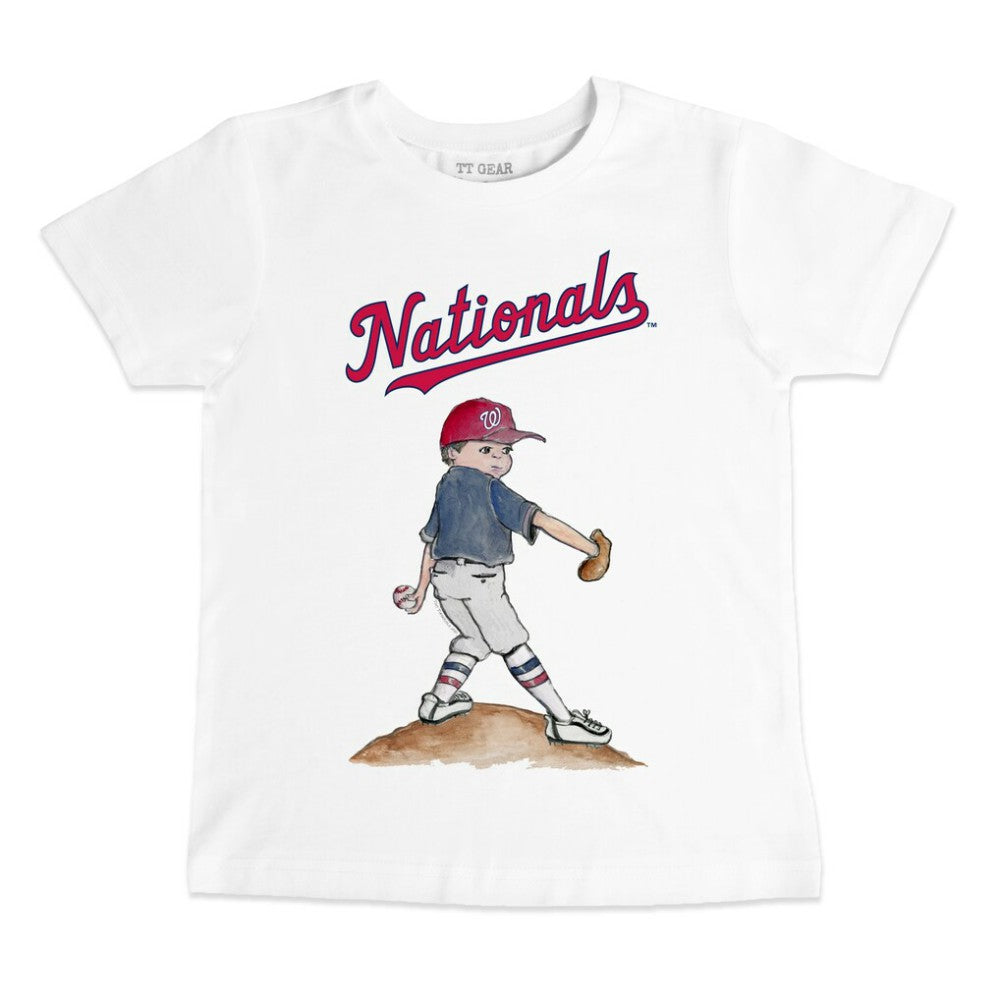 Washington Nationals Tiny Turnip Youth Clemente T-Shirt - White