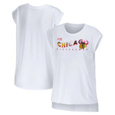 Chicago Blackhawks WEAR by Erin Andrews Women's Greetings From Muscle T-Shirt