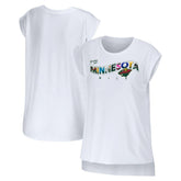 Minnesota Wild WEAR by Erin Andrews Women's Greetings From Muscle T-Shirt