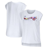 Montreal Canadiens WEAR by Erin Andrews Women's Greetings From Muscle T-Shirt