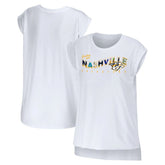Nashville Predators WEAR by Erin Andrews Women's Greetings From Muscle T-Shirt