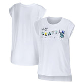Seattle Kraken WEAR by Erin Andrews Women's Greetings From Muscle T-Shirt