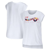 Washington Capitals WEAR by Erin Andrews Women's Greetings From Muscle T-Shirt