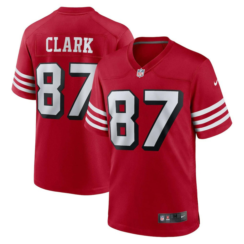 NFL San Francisco 49ers Dwight Clark Retired Player Alternate Game Jersey