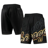 Chicago Bulls Big Face 4.0 Fashion Shorts - Black | Mitchell & Ness cheap