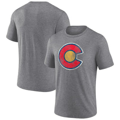 Colorado Avalanche Wraparound Tri-Blend T-Shirt