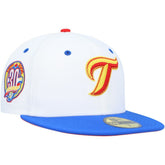 Toronto Blue Jays 30th Anniversary Cherry Lolli 59FIFTY Fitted Hat - White/Royal | New Era