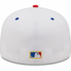 Los Angeles Dodgers 75th World Series Cherry Lolli 59FIFTY Fitted Hat - White/Royal | New Era