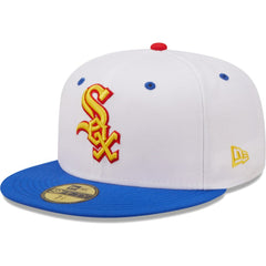 Chicago White Sox 2005 World Series Cherry Lolli 59FIFTY Fitted Hat - White/Royal | New Era