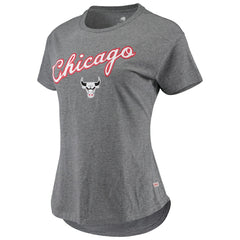 Chicago Bulls Sportiqe Women's City Edition Phoebe Tri-Blend T-Shirt sale - Heathered Gray discount